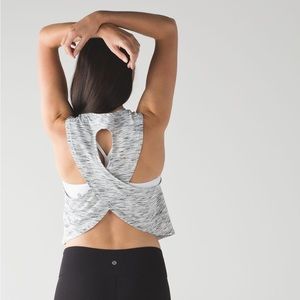 Lululemon Fast As Light Muscle Tank
Tiger Space Dye Black White